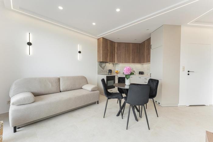 Panorama Baltica - Stylish 15th Floor Apartment with Rooftop Terrace near the Sea and Polsat Plus Arena Stadion Stadium FREE PARKING Gdansk Letnica