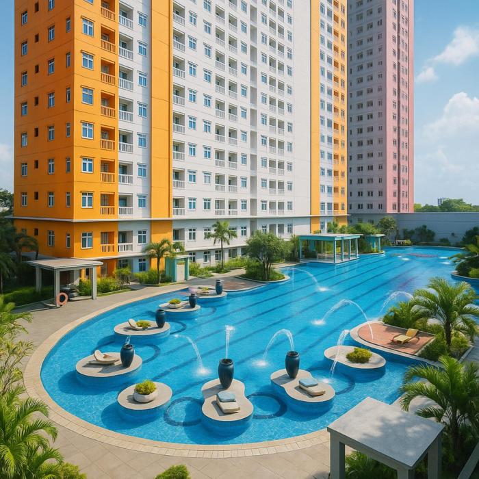 Green Pramuka City Tower Orchid Type Studio