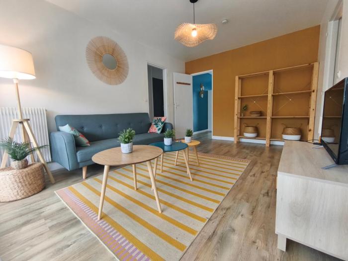 3 Chambres Cosy Parking Gratuit Wifi 6 Personnes