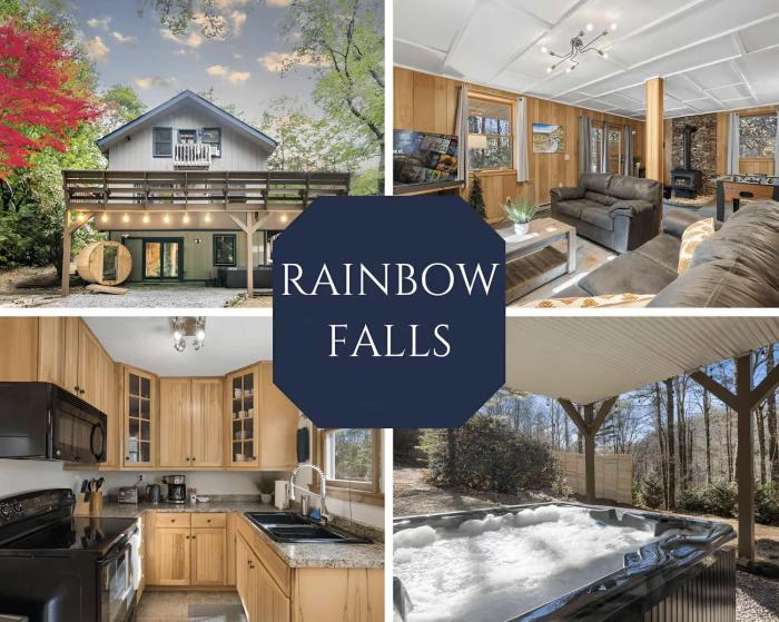Rainbow Falls Cabin - Sauna - Hot Tub - Foosball