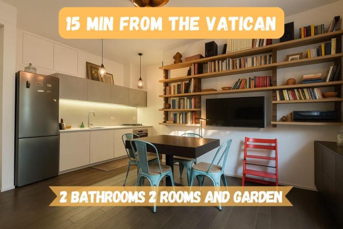 15 MIN FROM THE VATICAN Wi-fi and garden