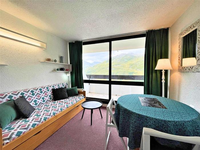 Studio cosy au pied des pistes avec balcon ensoleillé - Les Menuires - FR-1-452-383