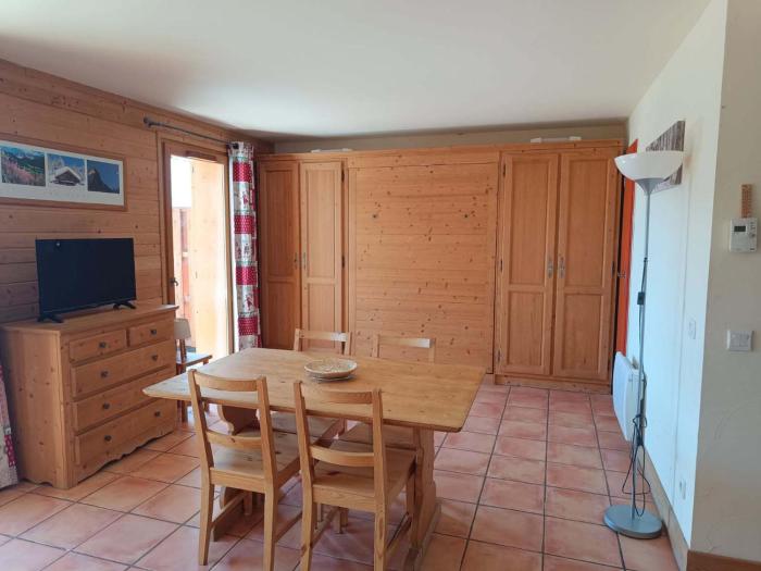 Studio cabine 6 pers avec balcon et parking, Pra-Loup - FR-1-504-694