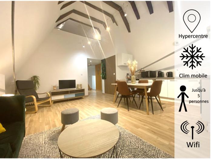 Le Colibri, Spacieux T2 bis avec mezzanine, calme et central à Poitiers