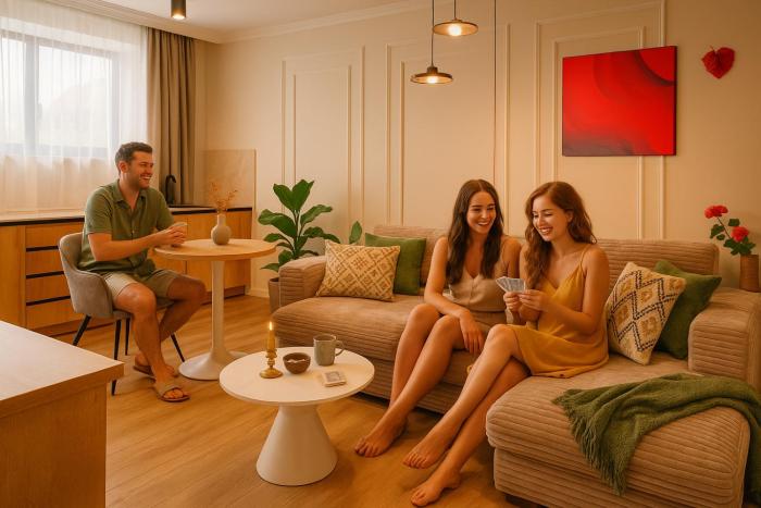 Chic 1BR with Office - Calm, Cool & Connected