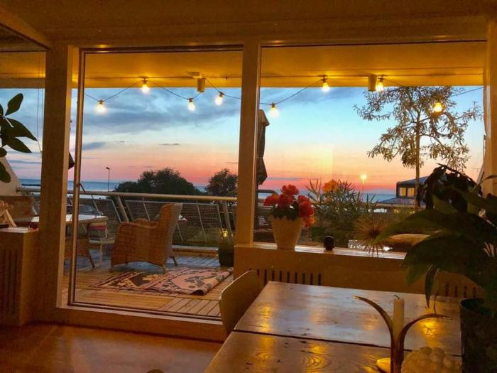 Fantastisk utsikt i Visby