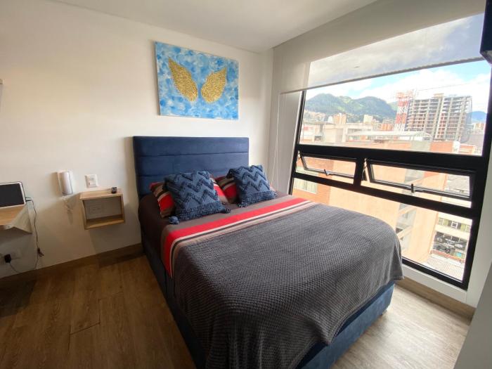 Acogedor apartamento en Chapinero - WiFi, seguridad 24h, gym y más