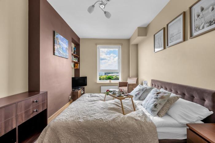 Mokotów Apt - 10th Floor, 52m2 - by Rentujemy