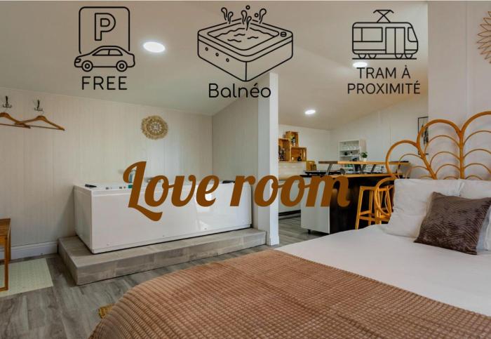 LEnvolée dâmesmoureux Bohème - Spa privé