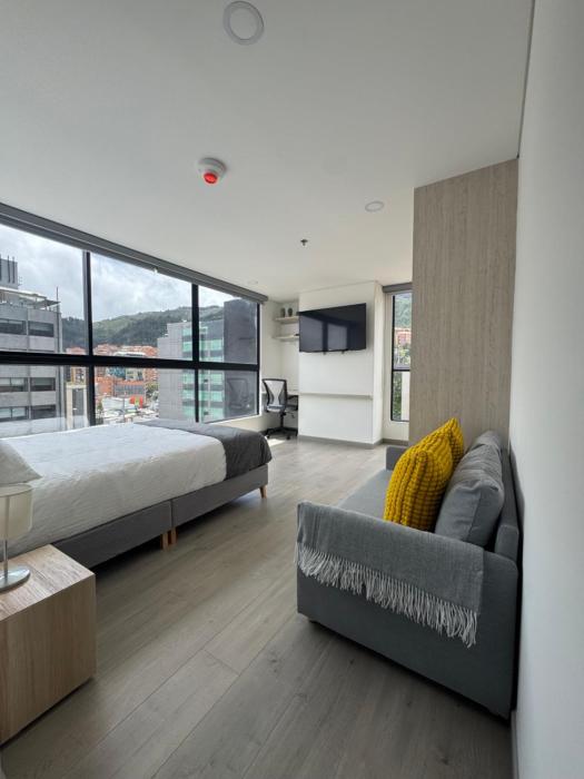 Studio Apartment in Usaquen - cercania a Fundación Santa Fe, Embajadas de Canada, Alemania, Mexico e India