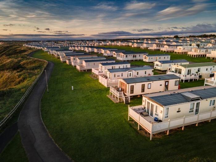 Sea View by the beach at Crimdon Dene Holiday Park