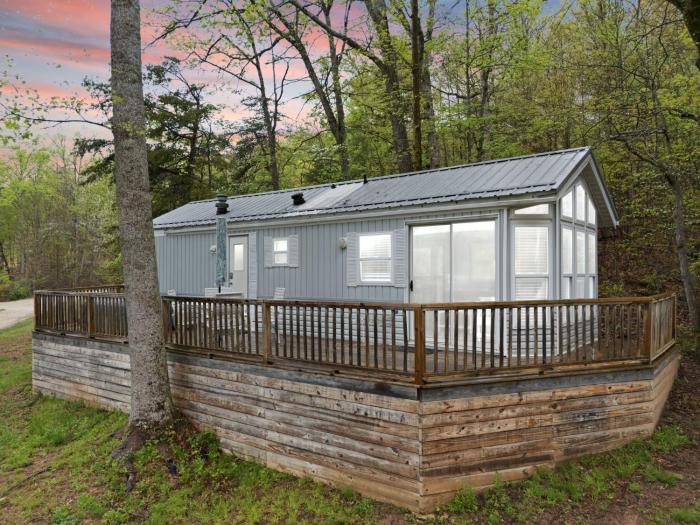 Luxury Cabin with Pasture Views & Private Hot Tub