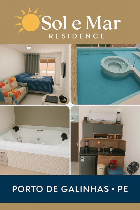 Flat Sol e Mar Residence Porto de Galinhas PE