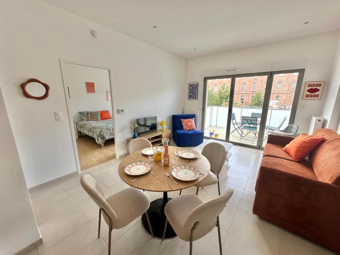 Emilie - Appart avec balcon à deux pas de la plage de Berck