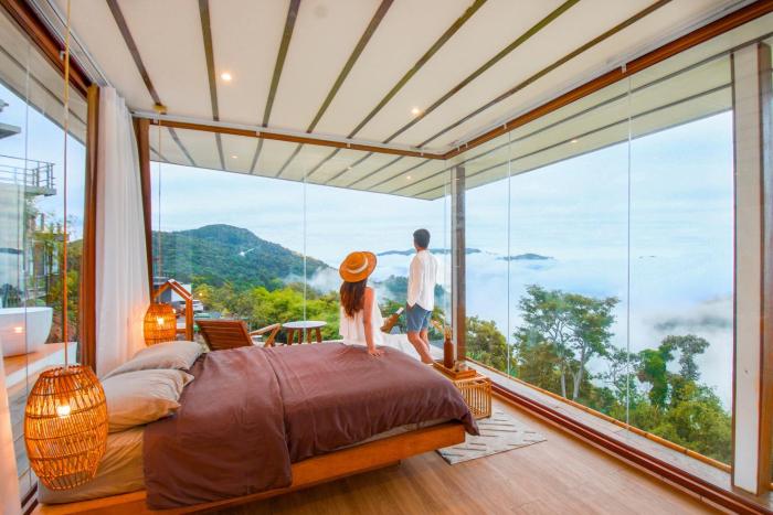 บ้านละอองฟ้า2 แอร์ อ่าง พร้อมน้ำตก วิวดอยมีหลังเดียวส่วนตัวกว่า