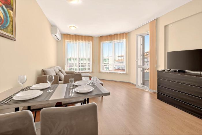 Апартамент Danili нов двустаен апартамент с басейн и паркомясто в гр Бяла