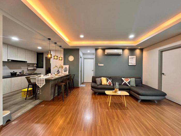 Kuching Cozy Vivacity Megamall Jazz Suite 3BR 9Pax