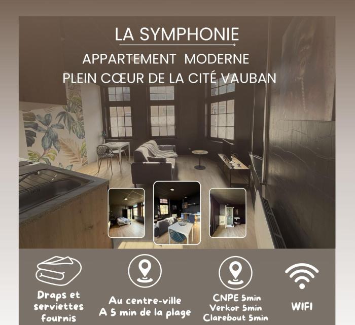La Symphonie 2 Charmant appartement en centre-ville