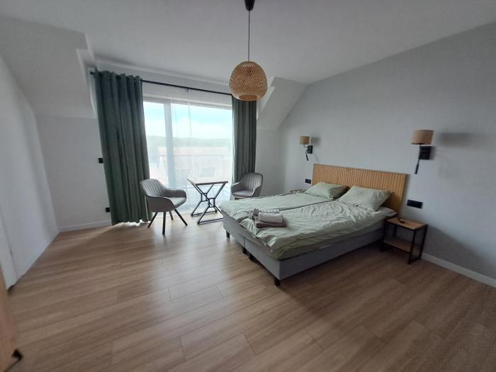 Nad Zatoką pokoje z widokiem na jezioro