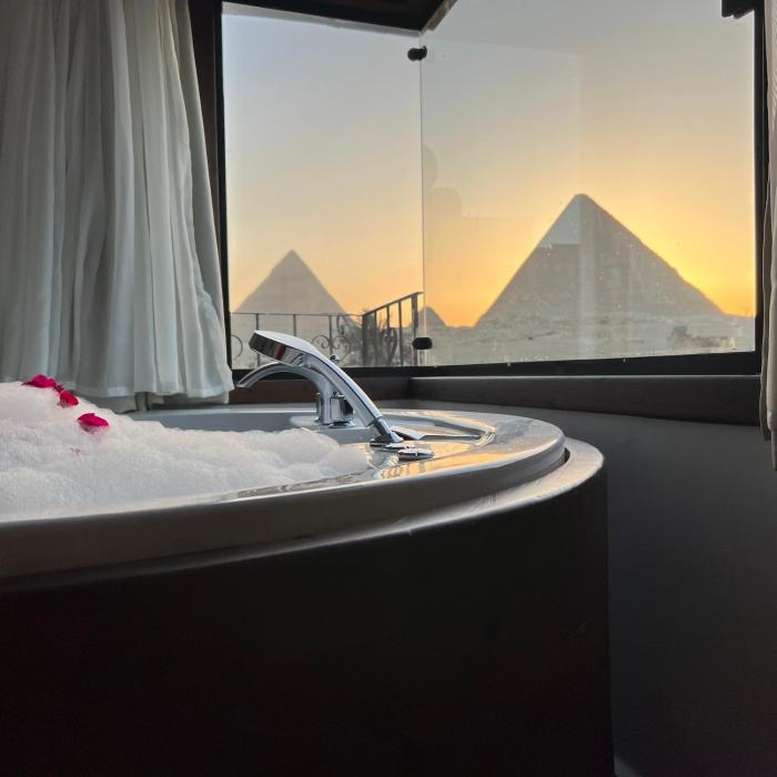 New Arena pyramids VIEW