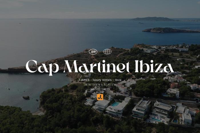 JAMES SIB33 - contemporary design villa with pool Cap Martinet Ibiza