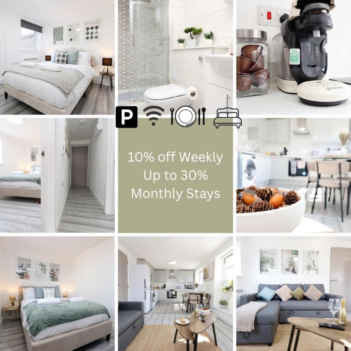 10 off weekly, 20 off Monthly - free parking