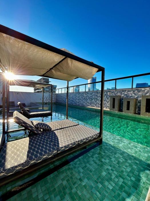 Studio na Vila Olimpia Condominio com Piscina, Cinema, Academia e mais