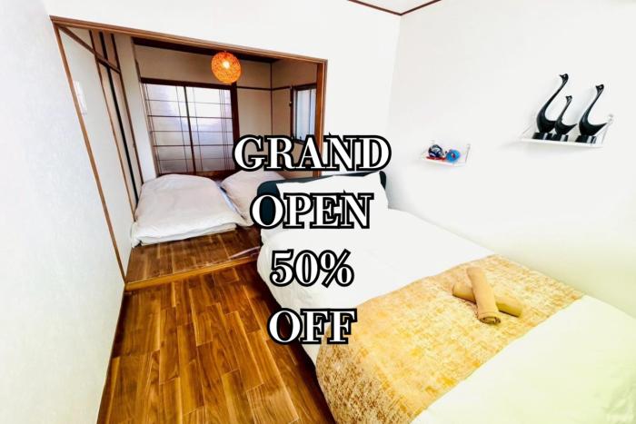 5min to Namba & Dotonbori Private Stay for 5