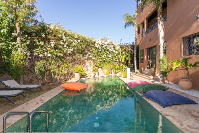 Villa centre Marrakech piscine sans vis-à-vis et Jacuzzi