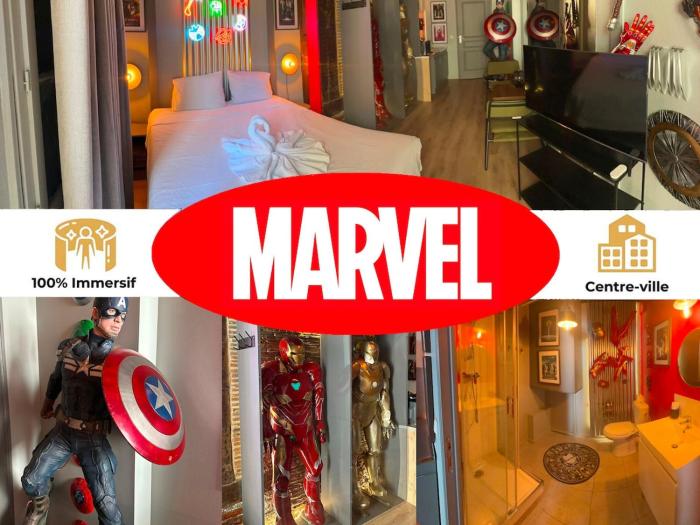 Héros Marvel Ambiance Super Héros immersive