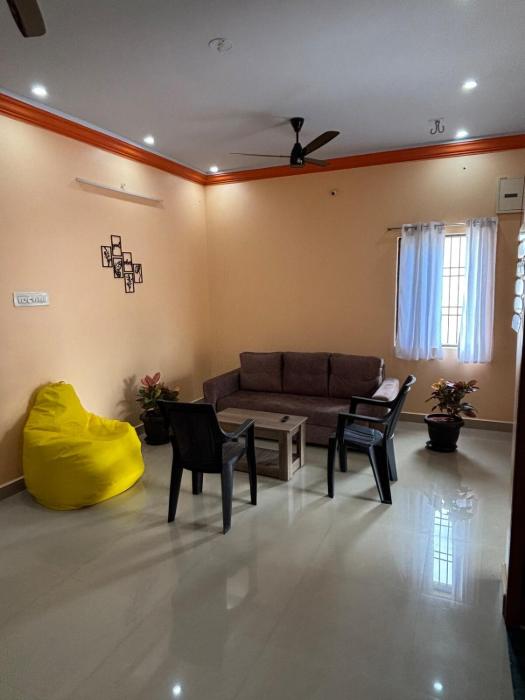 Entire 2BHK and a garden parking