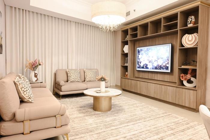 Family-Friendly 2BR Sleeps 7 Reem Island Stay