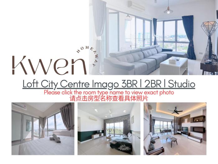 KWEN Loft - City Centre Imago 3BR l 2BR l Studio