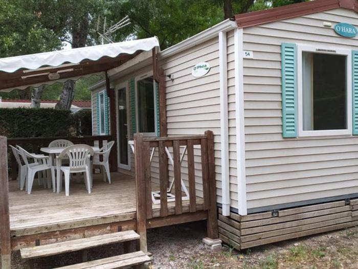 Mobil home avec terrasse - 2 chambres - API-1-52-503