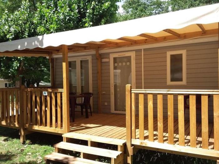 Mobil home avec Terrasse à Mialet - 6 personnes - API-1-52-510
