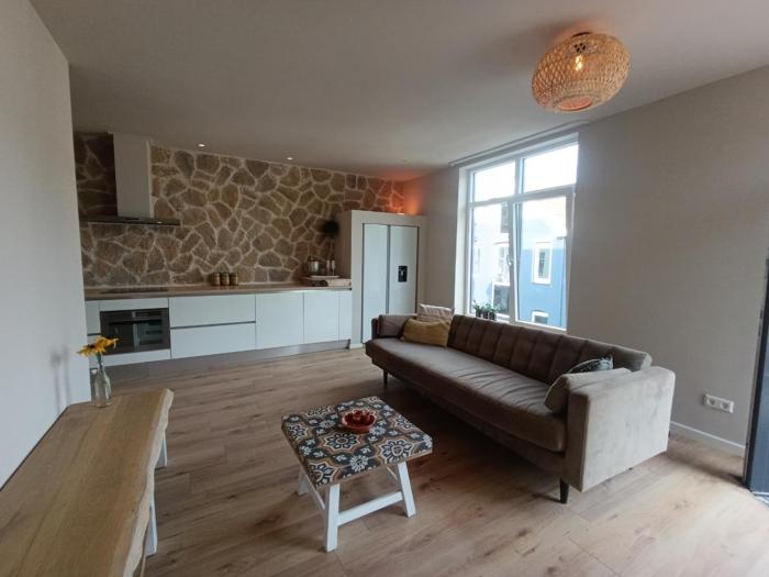 Mediterranean apartment with home theater