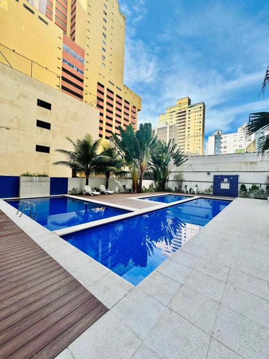 Flat Capitânia Varam, 3 quartos, Praia das Pitangueiras Guarujá SP