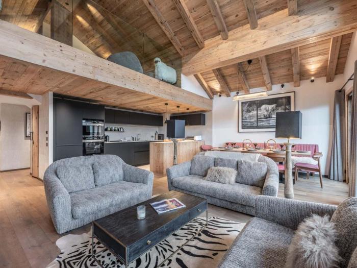 Duplex chic ski aux pieds avec parking et balcon à Méribel - FR-1-565-138