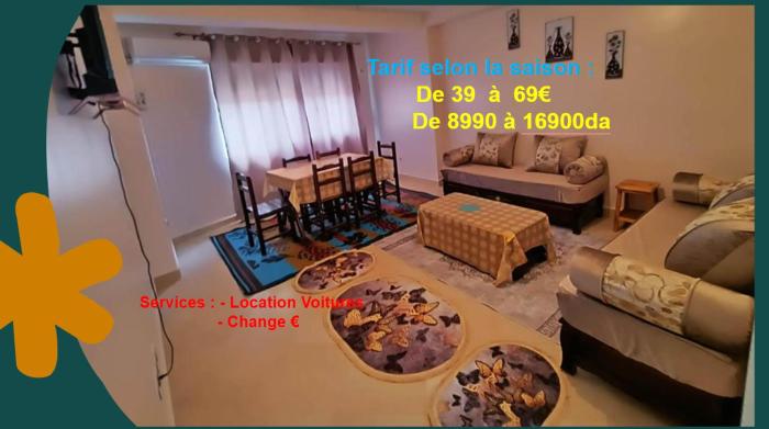 BEJAIA Location Appartements de 49 à 69eur
