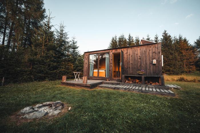 Tiny Glamp - Kontejner pod Pradědem