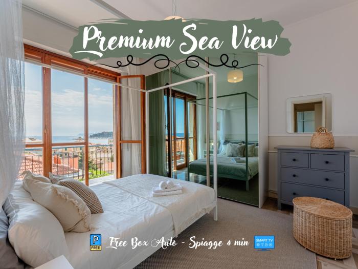 Premium Sea View - Free Parking - Beach 4 min