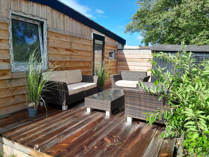 "Honeybee" knusse houten chalet bij het bos