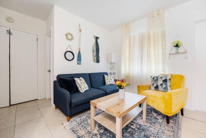 Bright and Airy Miami 1BR Apt Near Brickell