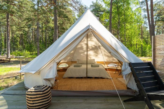 Glamping by the beach