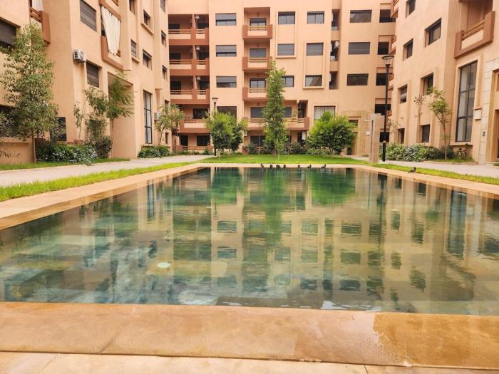 Bohemian Chic Apartment in Guéliz - Pool View