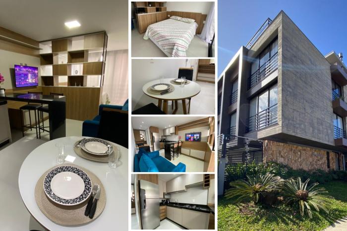 Apto Studio | Ar | Aceita Pet | 450mts da Praia