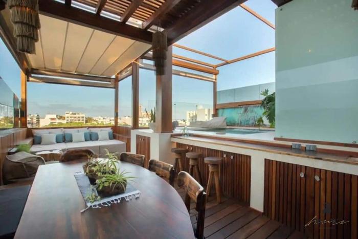 Private Pool Penthouse, Gym, 5-min 5th Av & Beach