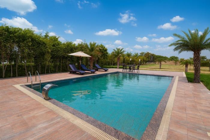 The Elegance - #big swimming pool #luxury rooms #gardens #playing zone #away from city hustle