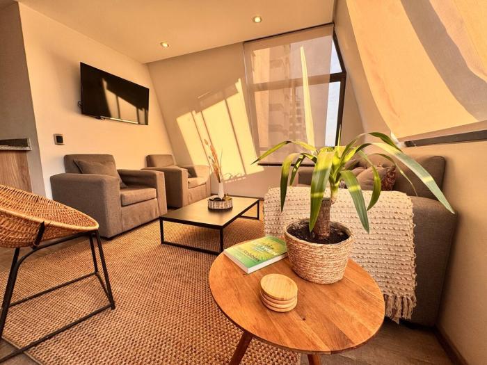 Depto a pasos de Barrio gastronómico y Parque Arauco