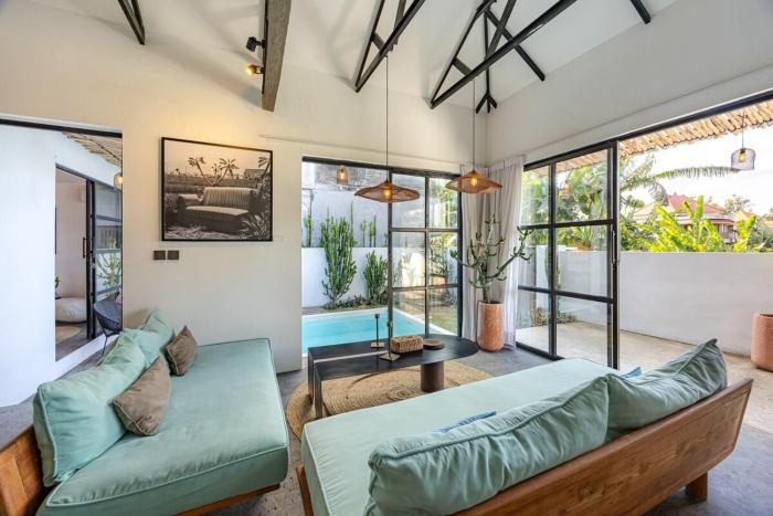 Designer Oasis with Private Pool in Central Canggu by The Rice Field